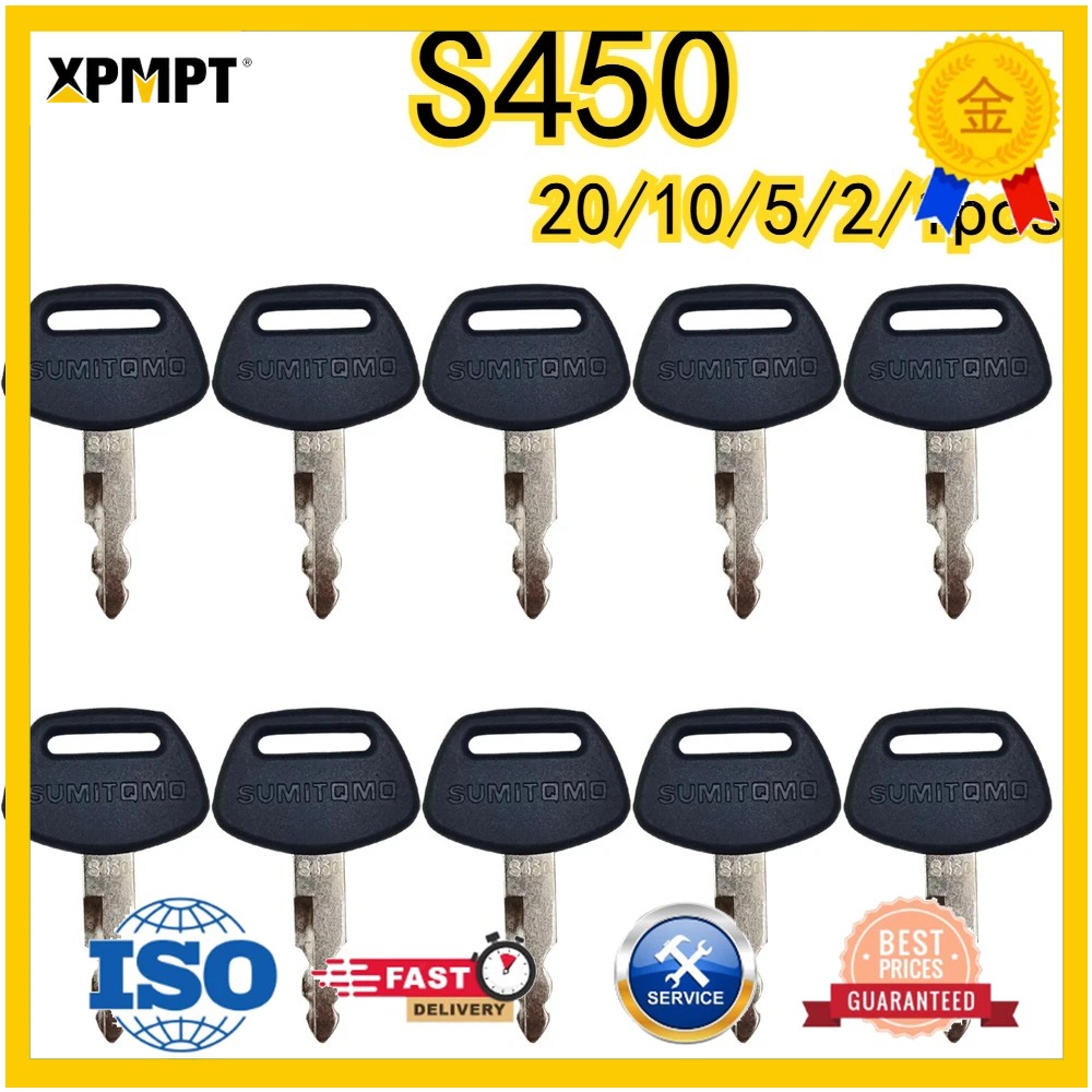 Heavy Equipment Logos - 20/10/5/2/1 piezas Llaves de encendido de