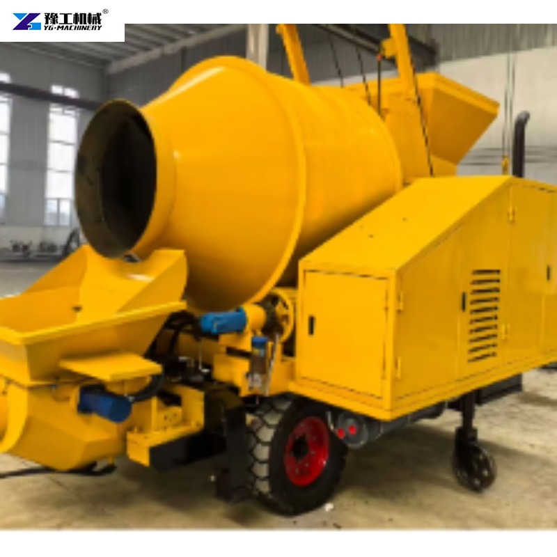 Concrete Mixer Machine - Mezcladora de Concreto Montada en Remolque