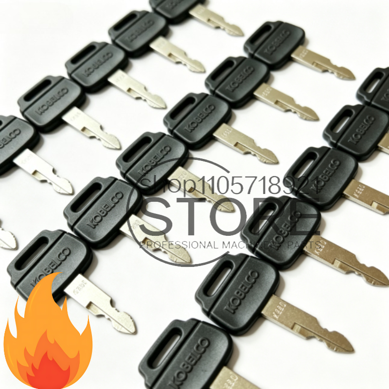 Heavy Equipment Logos - 10/5/1PCS Llaves de encendido de repuesto
