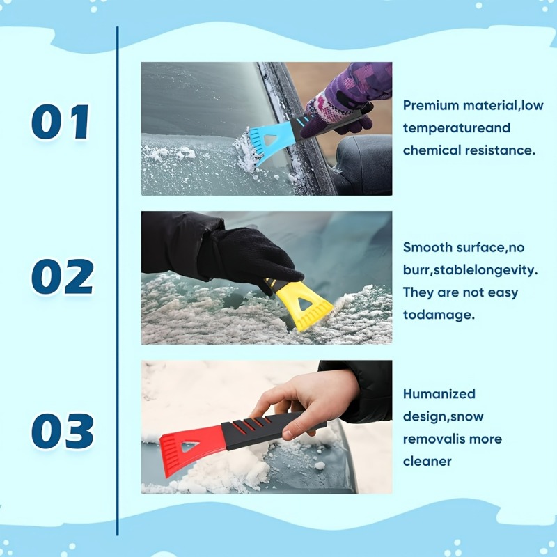 Heavy Equipment Scraper - Raspador de hielo de PVC de
