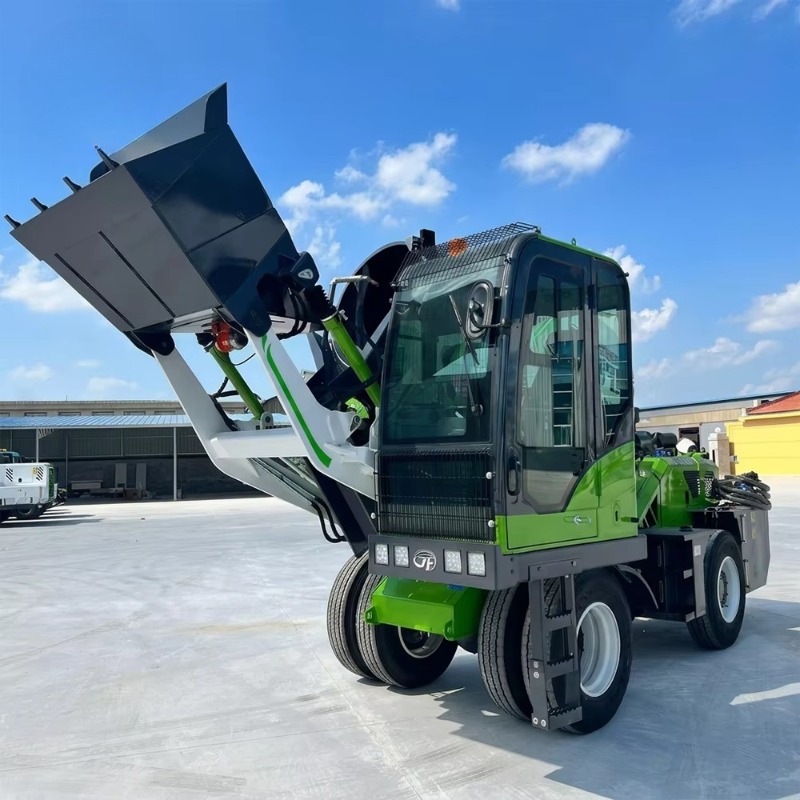 Concrete Mixer Machine - Camión Mezclador de Concreto Autocargable de