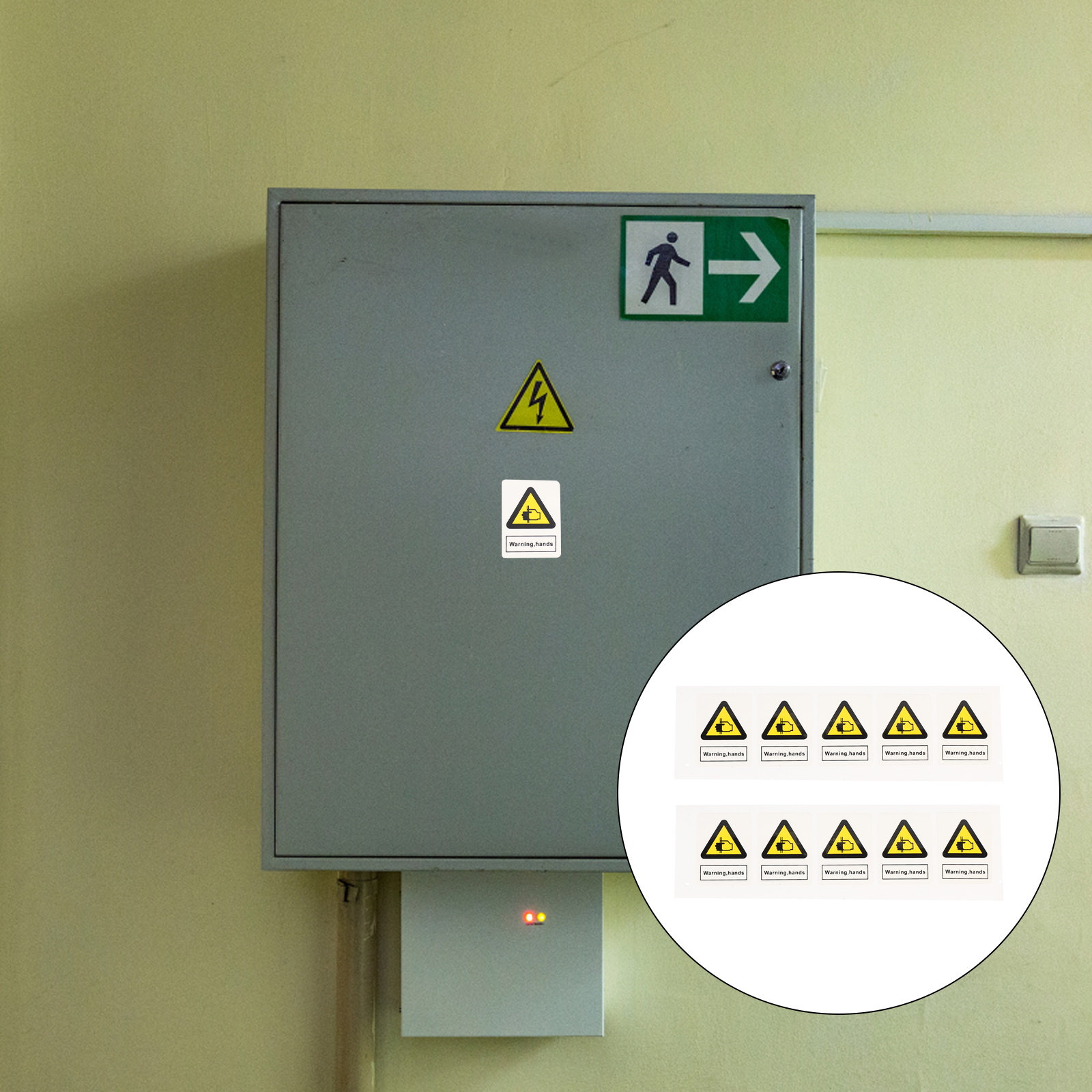 10 Adhesivos de Advertencia 