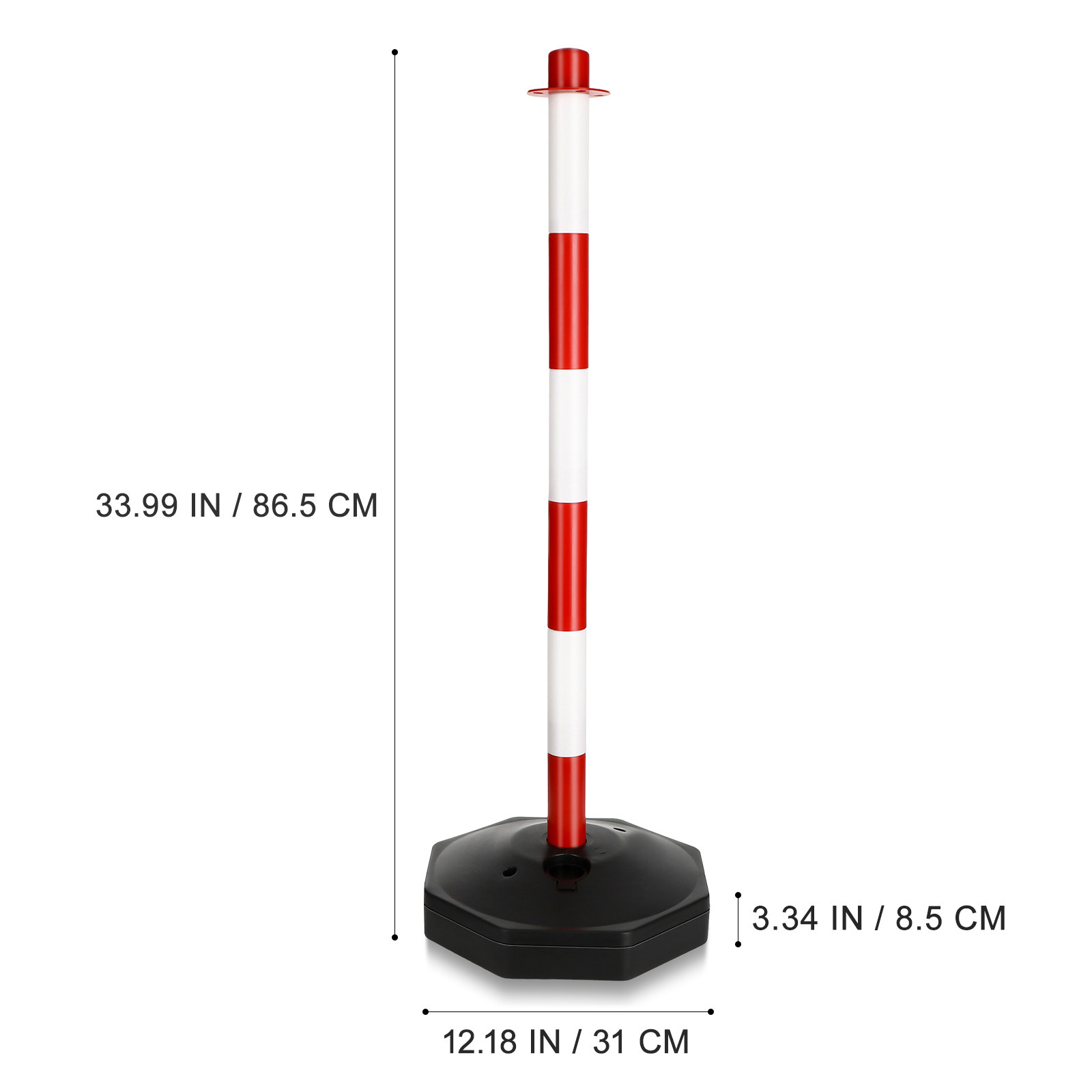 Columna de Advertencia Roja y  - Road Traffic Cone reseña y precio