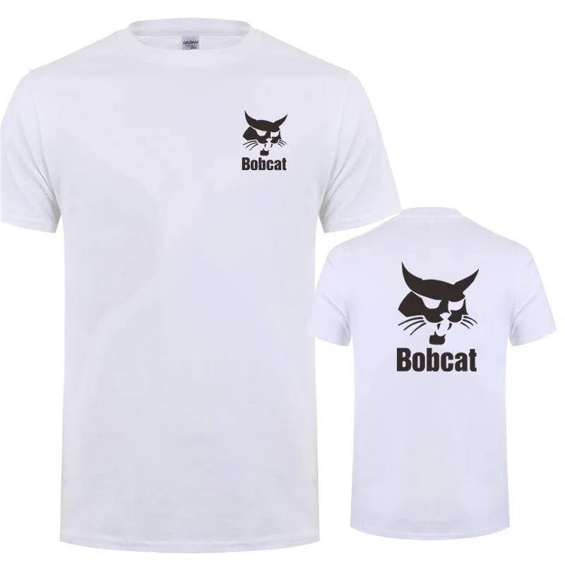 Camiseta Bobcat de verano para - Heavy Equipment Logos reseña y precio
