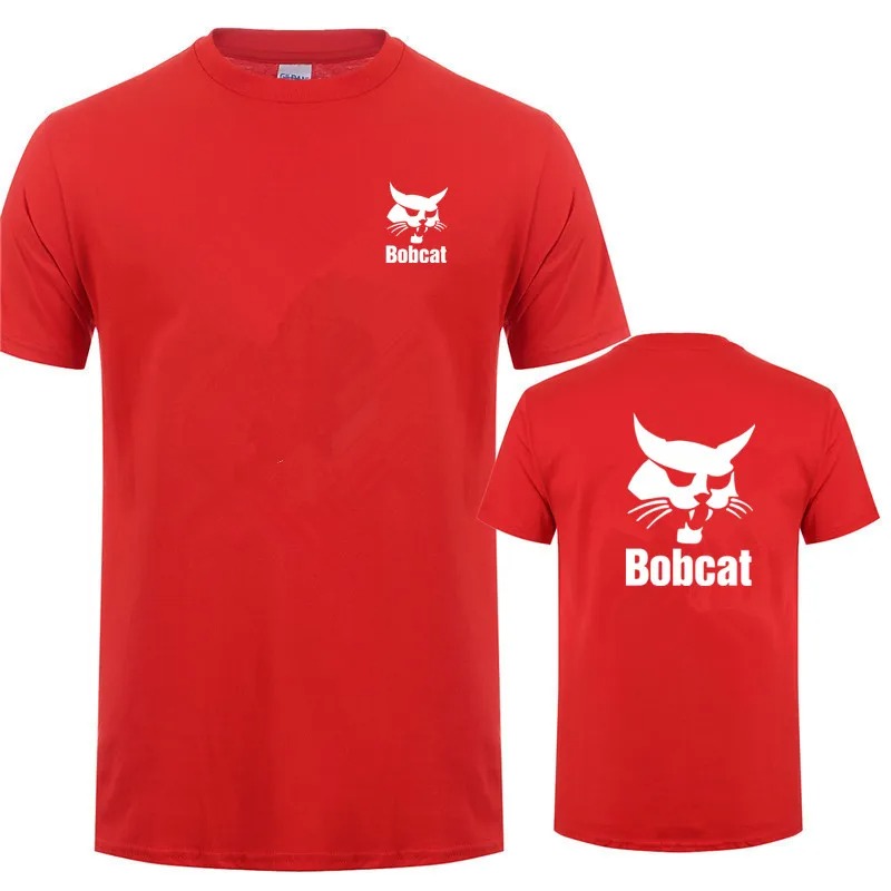 Camiseta Bobcat de verano para - Heavy Equipment Logos reseña y precio