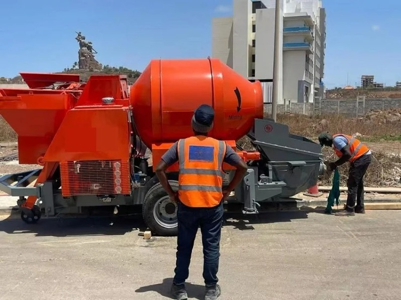 Bomba mezcladora de hormigón p - Concrete Mixer Machine reseña y precio