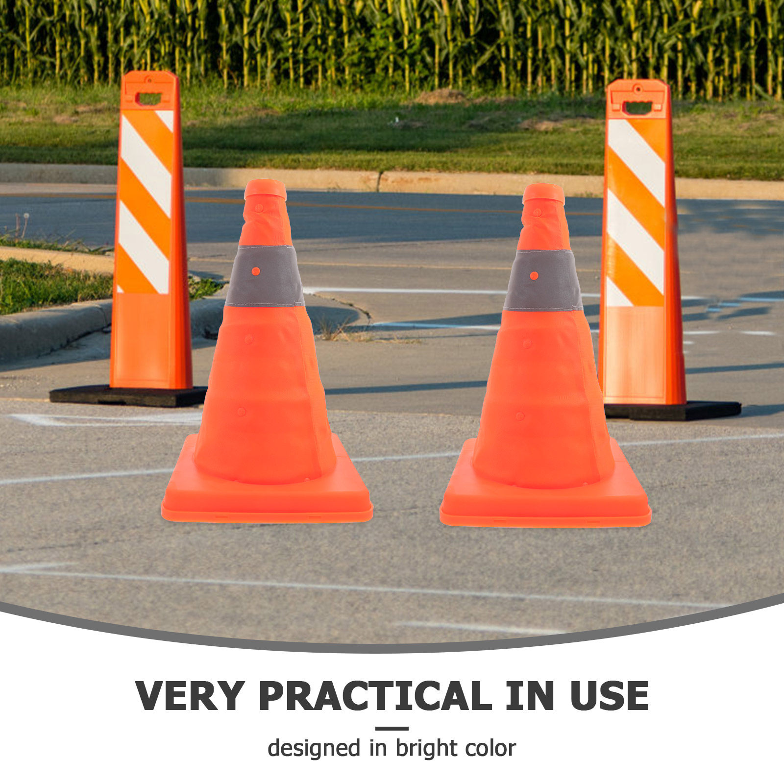 Cono de seguridad plegable de  - Road Traffic Cone reseña y precio