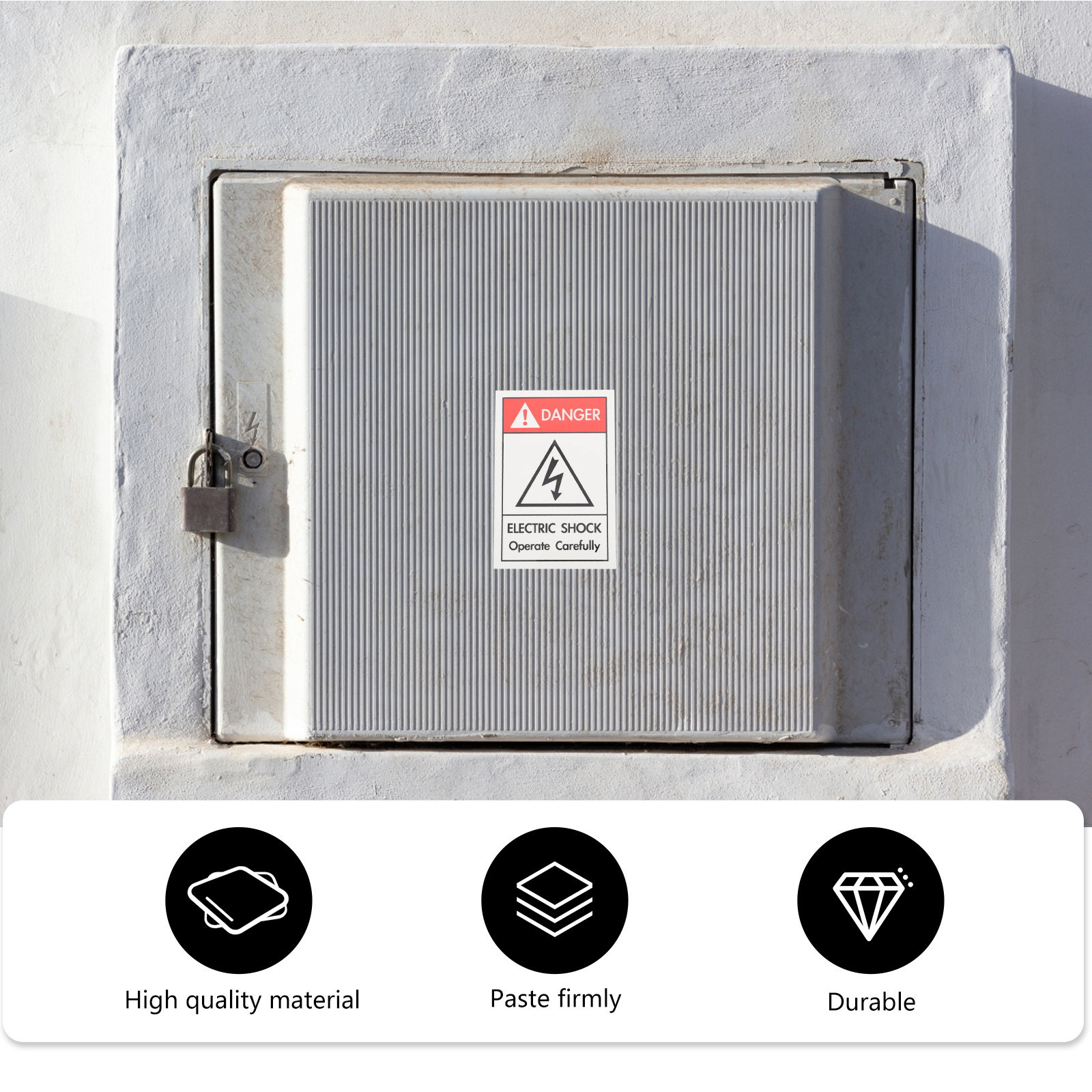 1 pieza de adhesivo de adverte - Heavy Equipment Warning Sign reseña y precio