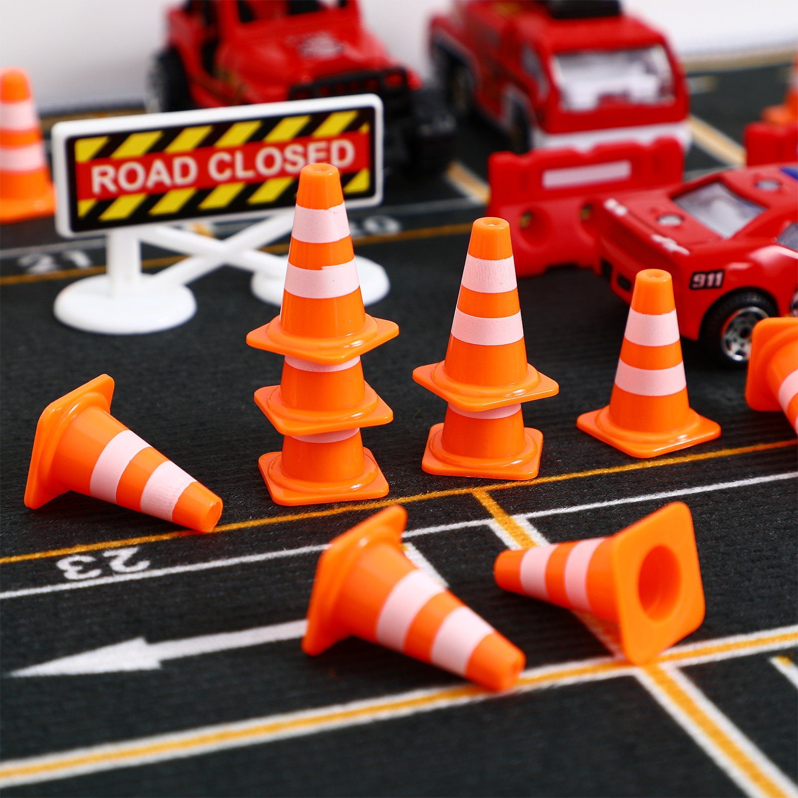 50 Conos de Tráfico en Miniatu - Road Traffic Cone reseña y precio